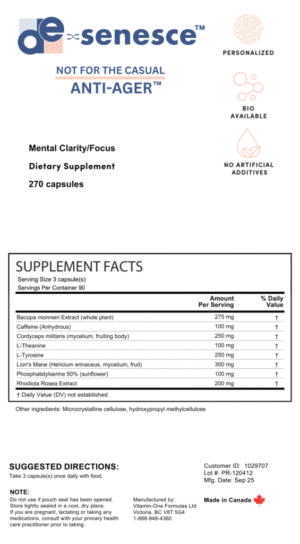 Dr. Howard Spinowitz Mental ClarityFocus 270 90